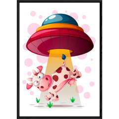 Tableau animal vache – 23x32