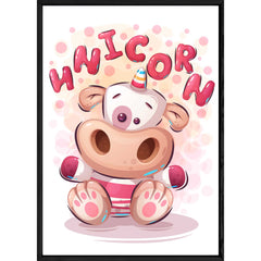 Tableau animal licorne – 23x32